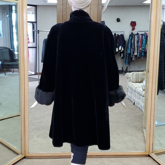 Olympia Faux Fur Coat - Picture 2 of 7